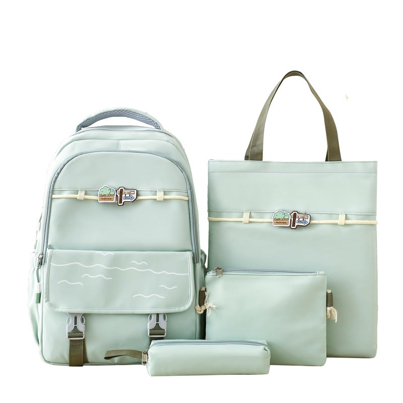Multi-Compartment Travel Backpack Set