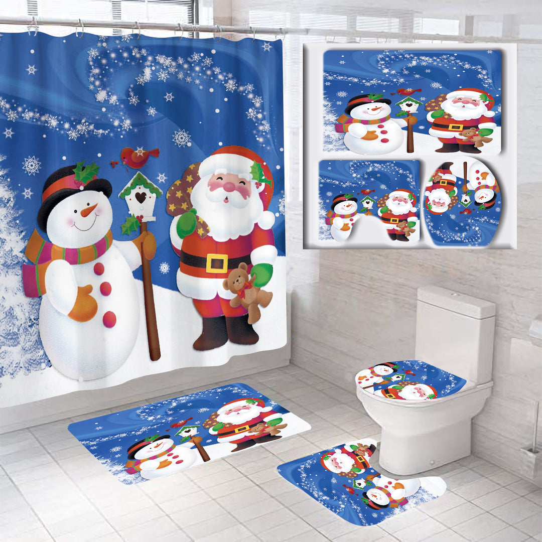 Christmas Themed Bathroom Set Kalsten
