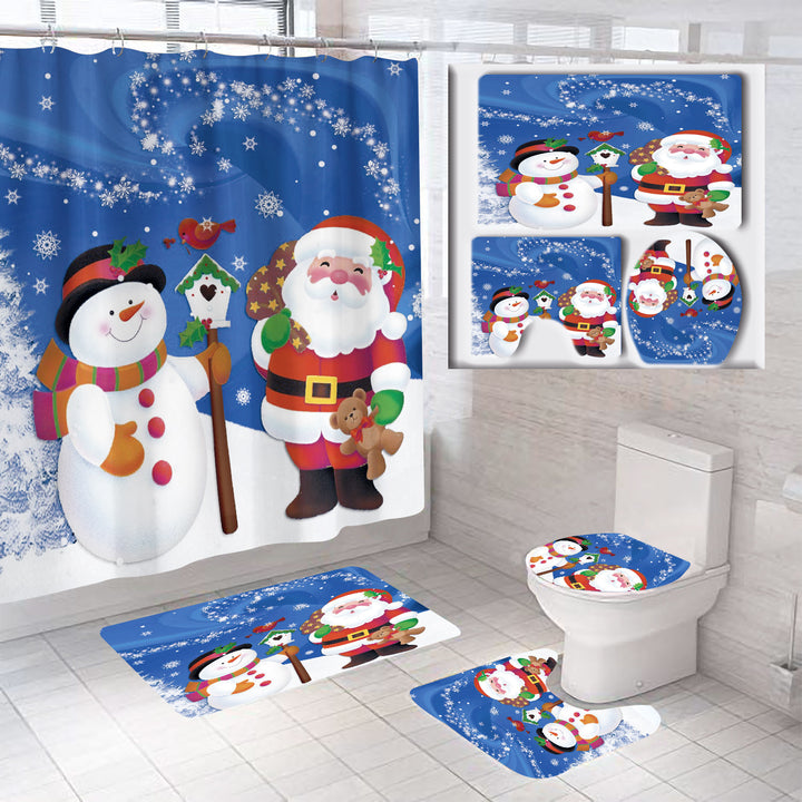 Christmas Themed Bathroom Set Kalsten