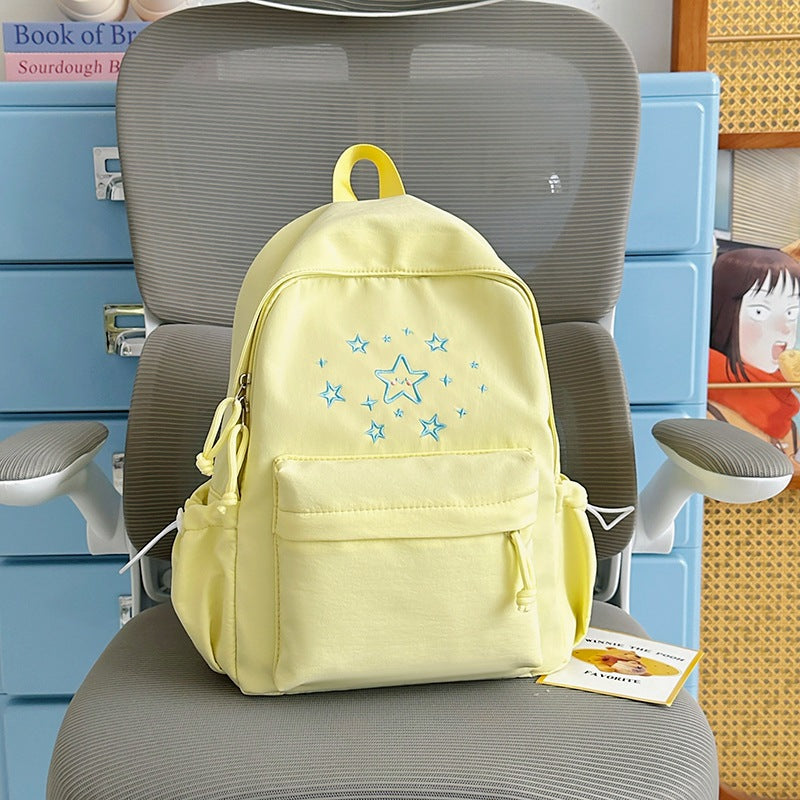 Cute Printed Star-Embellished Backpack Kalsten