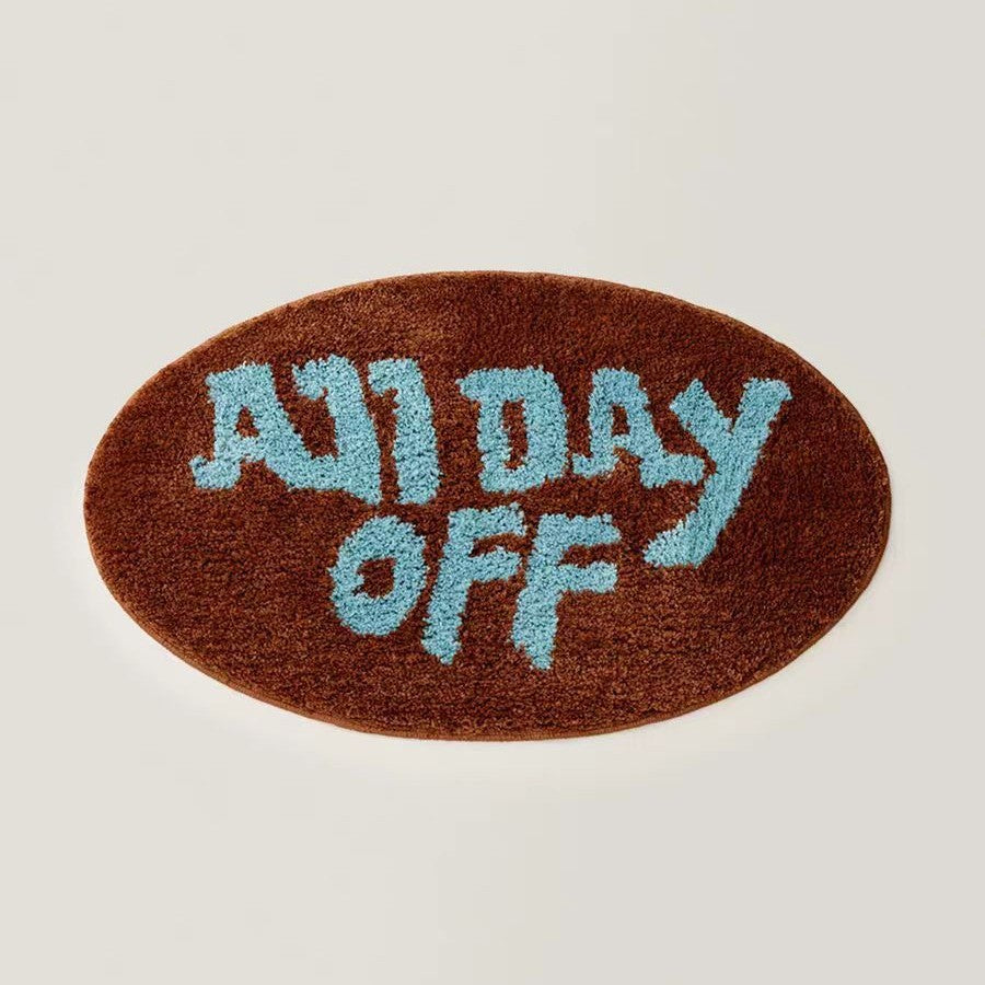 Inspirational Phrase Oval Rug Kalsten