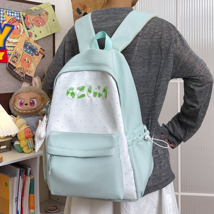 Cute Polka Dot Patterned Backpack Kalsten