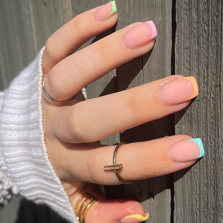 Artistic French Tip Nail Wrap Set Kalsten