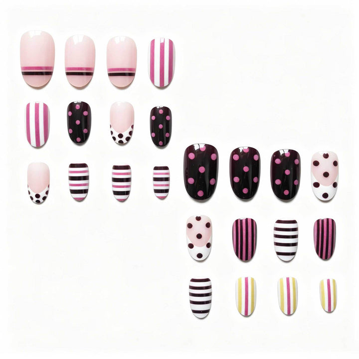 Artistic Chocolate-Themed Nail Art Kit