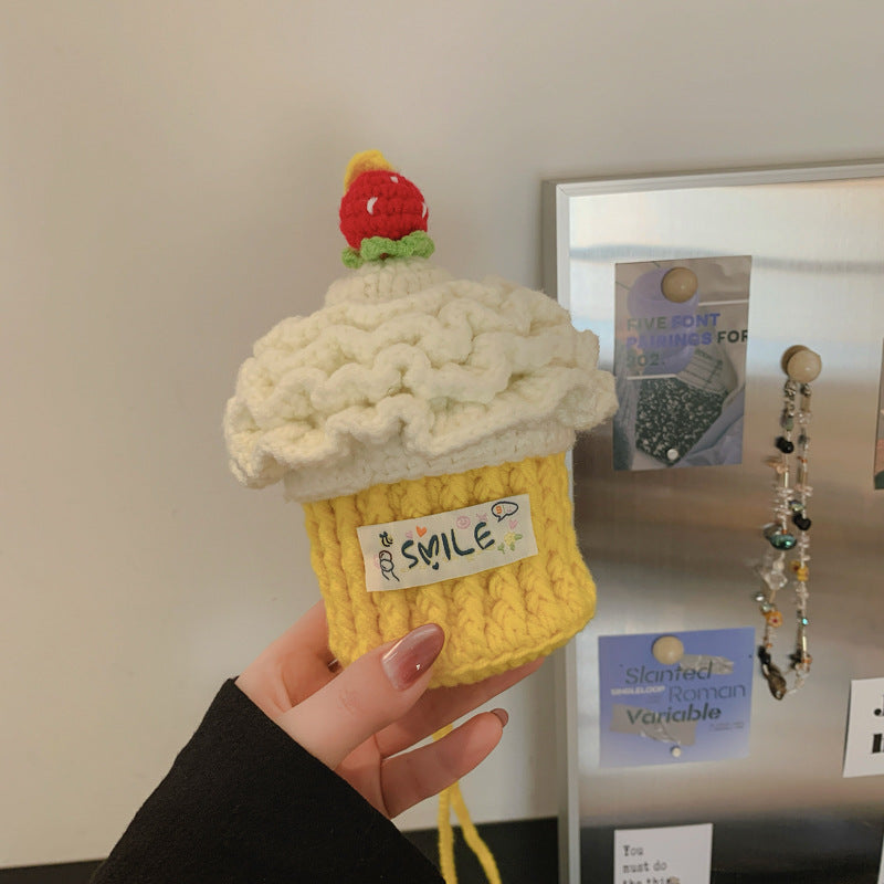 Cute Crochet Cupcake Plush Toy