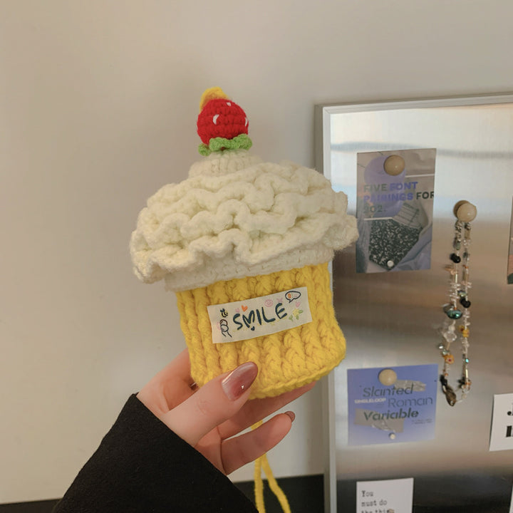 Cute Crochet Cupcake Plush Toy
