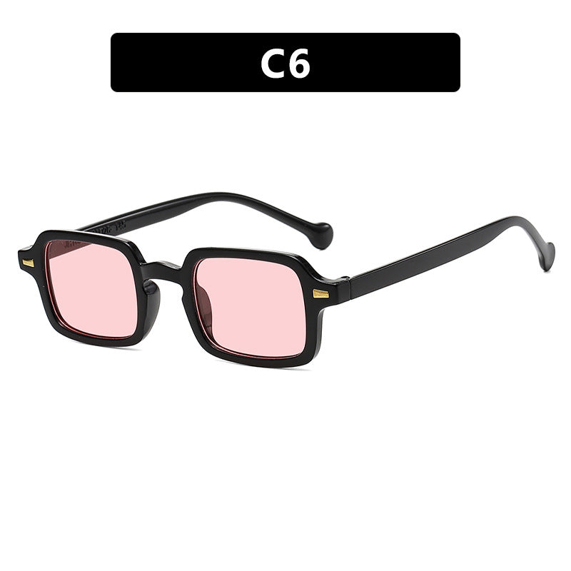 Ladies exclusive square sunglasses with elegant metal frame and UV protection Kalsten