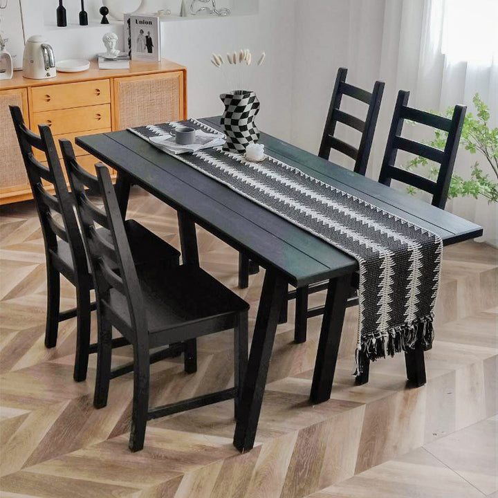 Woven table mats in kilim style made of cotton blend, non-slip table mat Kalsten