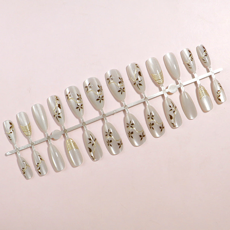 Elegant Designer Press-On Nail Set Kalsten