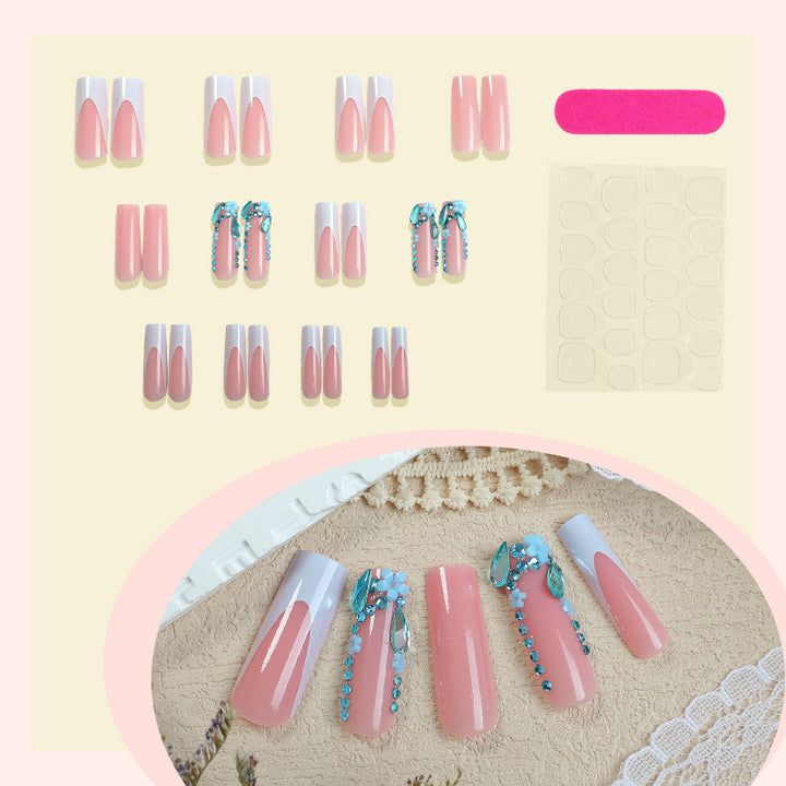 Elegant Designer Press-On Nail Set