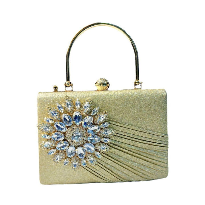 Luxurious Rhinestone-Embellished Evening Handbag