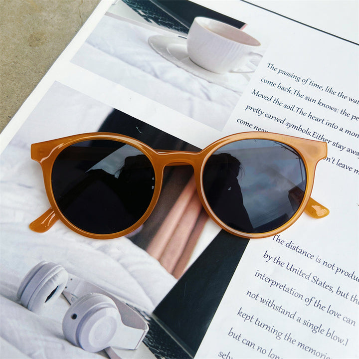 Chic Retro Round Frame Sunglasses Kalsten