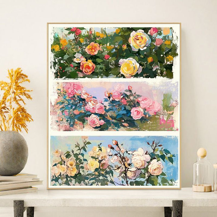 Vintage Floral Wall Art Kalsten