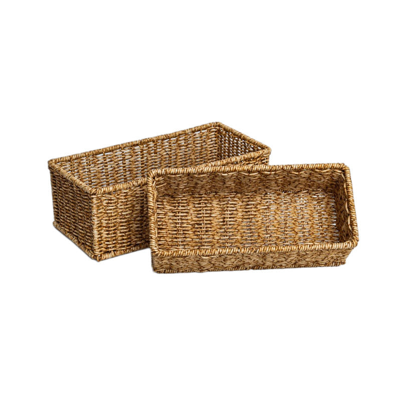 Rectangular Woven Storage Basket Kalsten