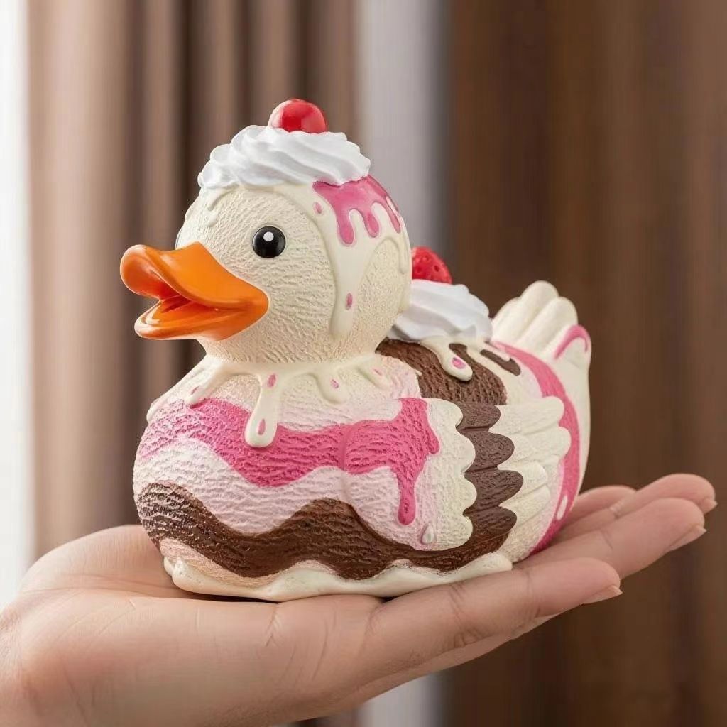 Decorative figure rubber duck with surprise element Kalsten
