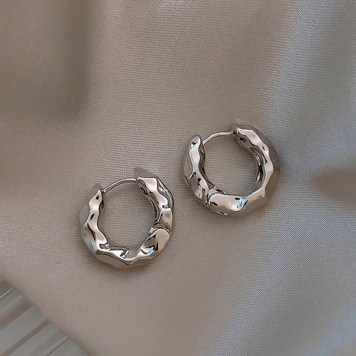 Structured Earrings Made of High-Quality Stainless Steel Kalsten