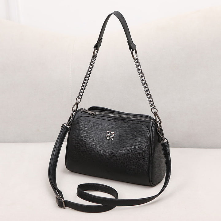 Chic Textured Handheld Crossbody Bag