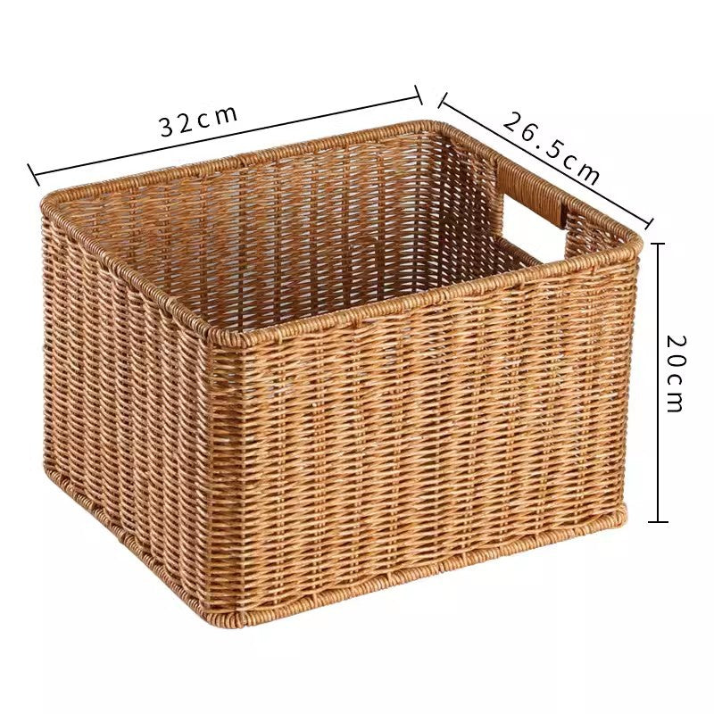 Rectangular Woven Storage Basket Kalsten