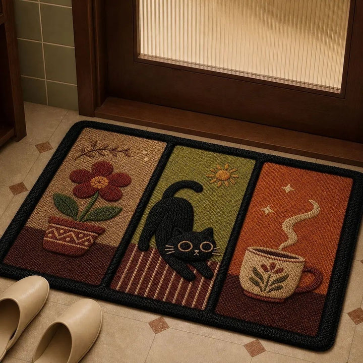 Cat-Themed Decorative Bath Mat Kalsten