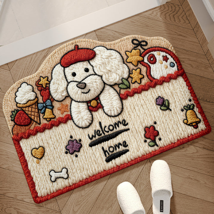 Cat-Themed Indoor Bath Mat for Bathroom