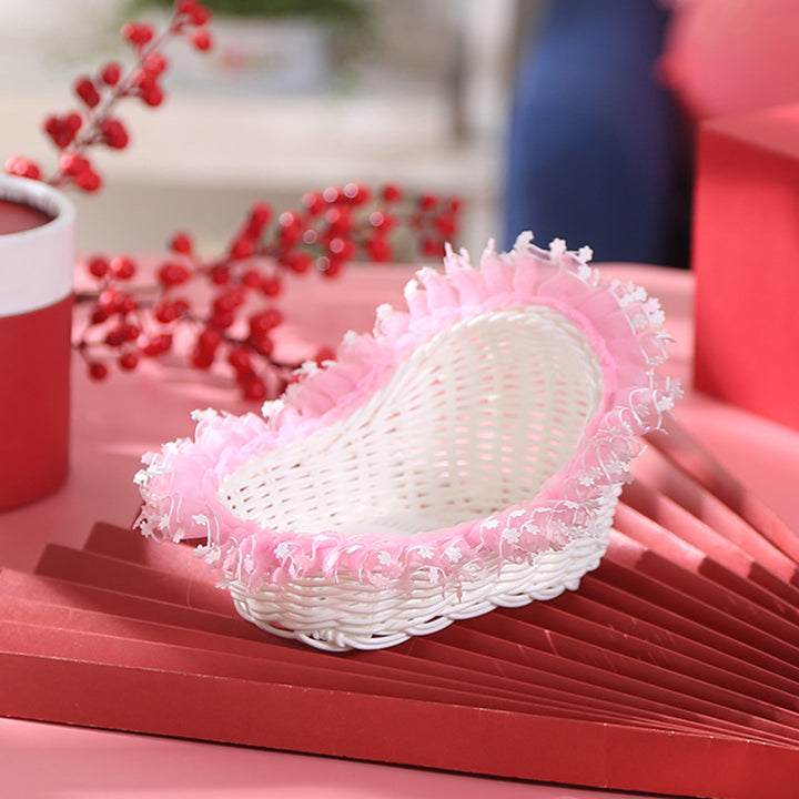 Decorative Woven Lace Basket Kalsten