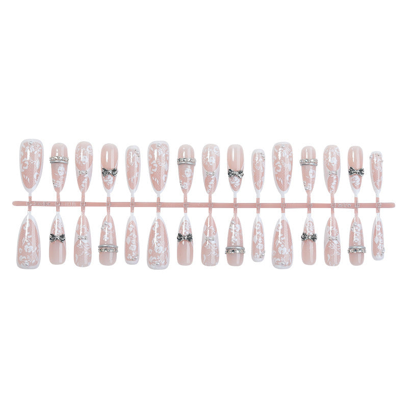 Nail art set with intricate accents and glamorous decorations Kalsten