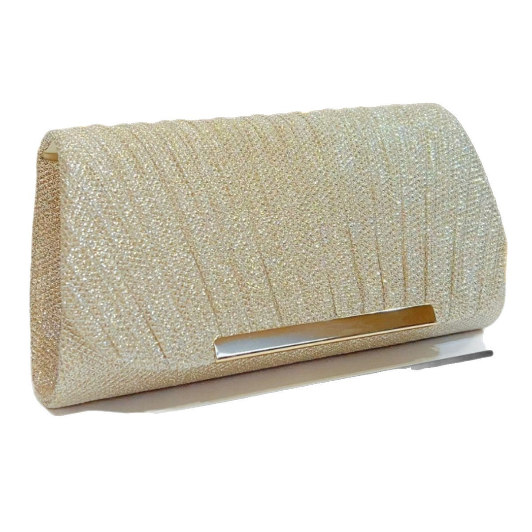 Elegant Textured Evening Clutch