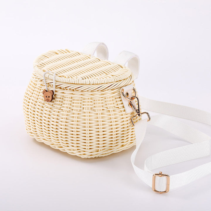 Cute Animal-Themed Woven Storage Basket Kalsten