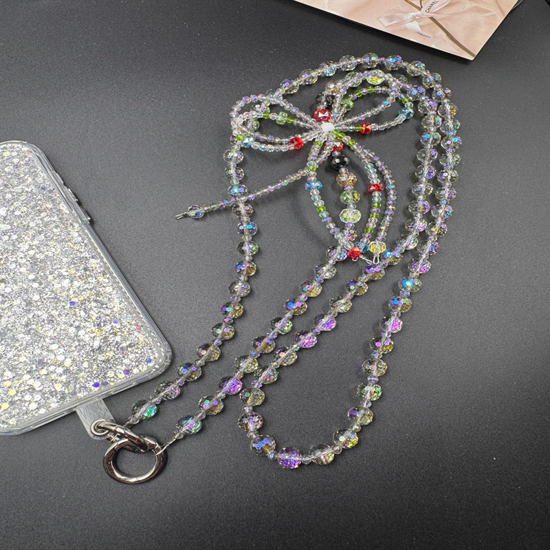 Multi-Strand Beaded Eyewear Necklace Kalsten
