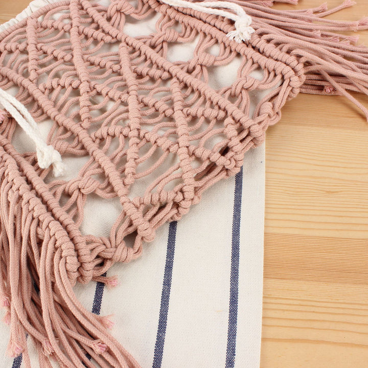 Handbag with Artistic Macramé Design Kalsten 1784182970