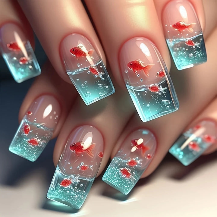 Aquatic Fantasy Nail Art Kalsten
