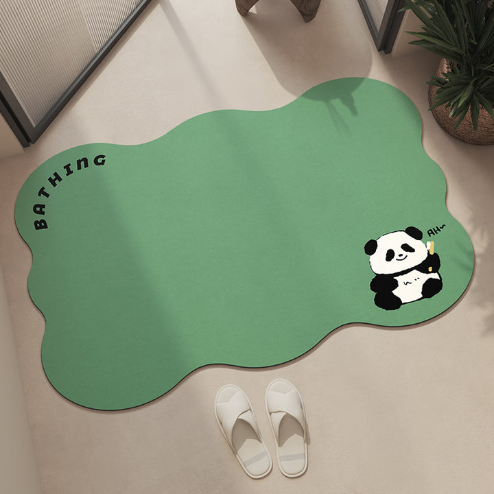 Playful Cartoon Character Shaped Area Rug