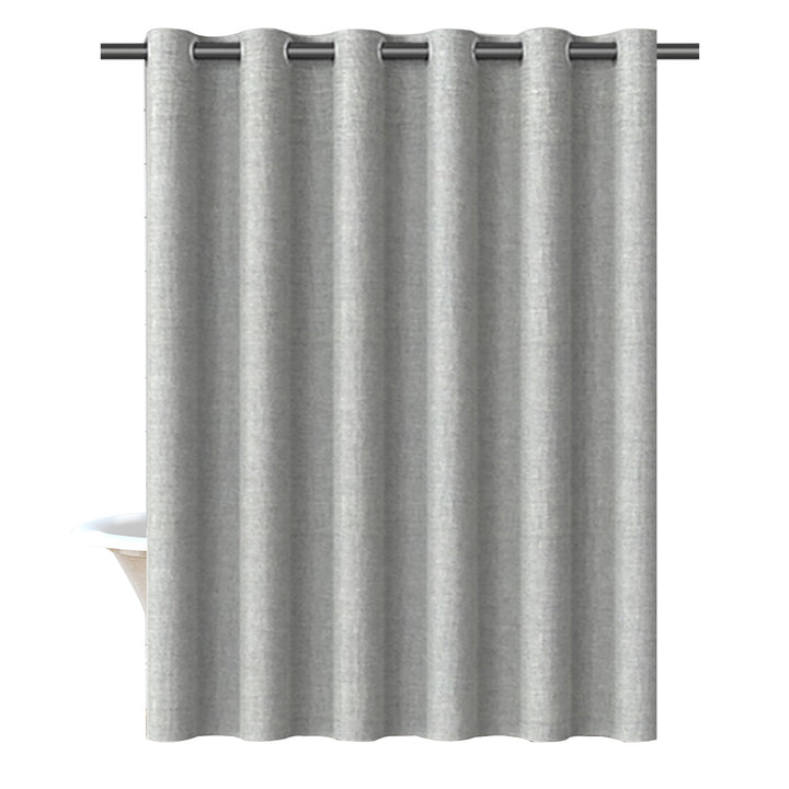 Textured Fabric Shower Curtain Kalsten 1784802089