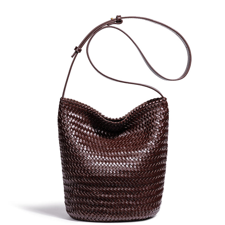 Handcrafted Woven Bucket Bag Kalsten