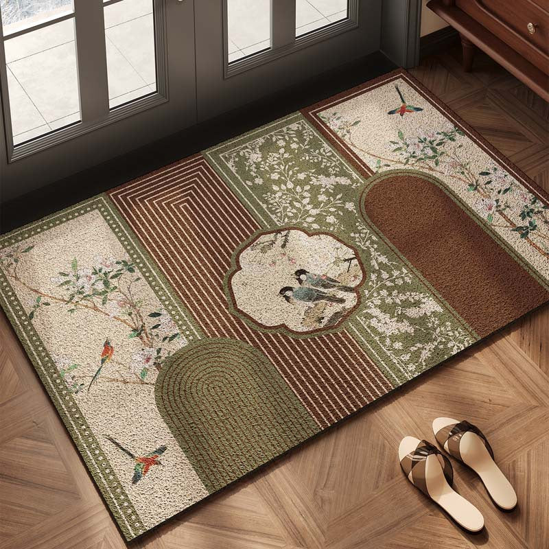Checkerboard Pattern Welcome Mat Kalsten