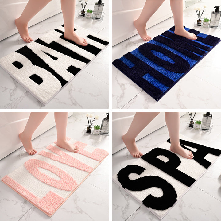 Modern Abstract Bath Mat Kalsten