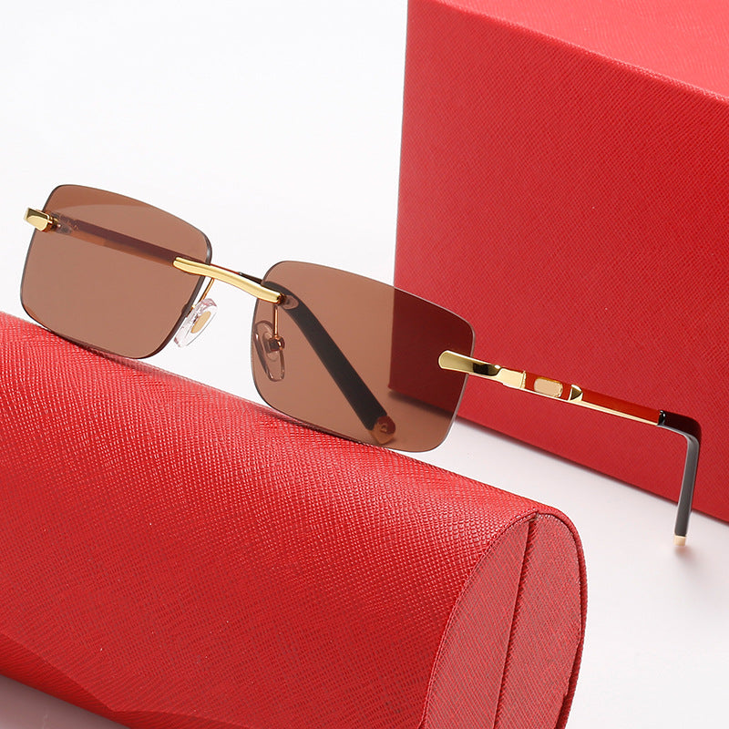 Ladies stylish sunglasses with elegant metal frame and polarized lenses Kalsten