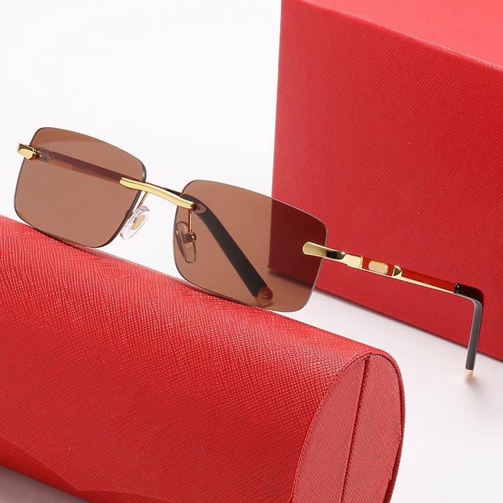 Ladies stylish sunglasses with elegant metal frame and polarized lenses Kalsten