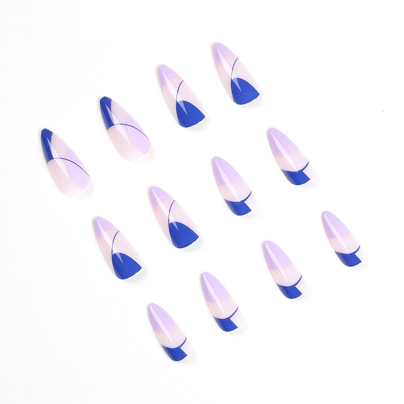 Artistic Nail Art with Elegant Color Gradients Kalsten