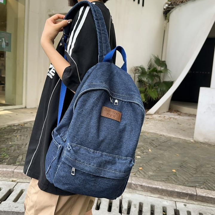 Denim Casual Backpack Kalsten