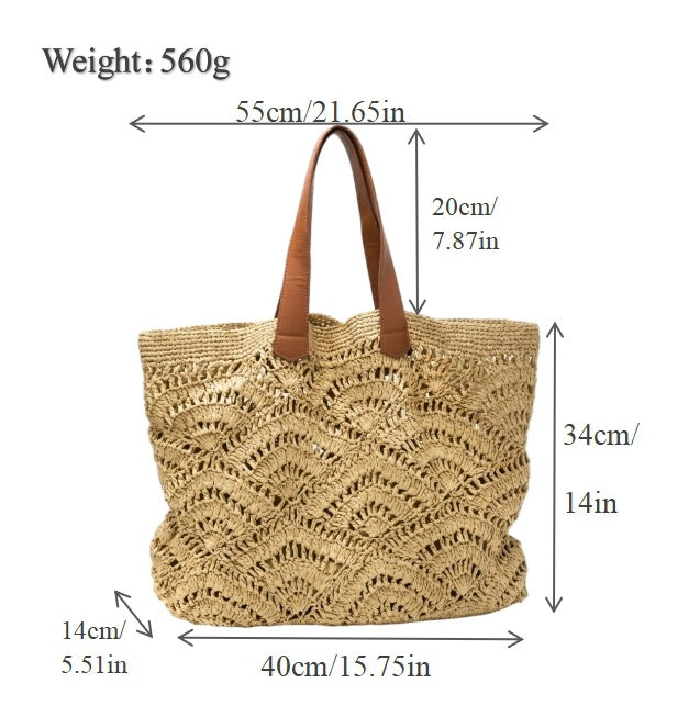 Generous Macrame Beach Bag Kalsten