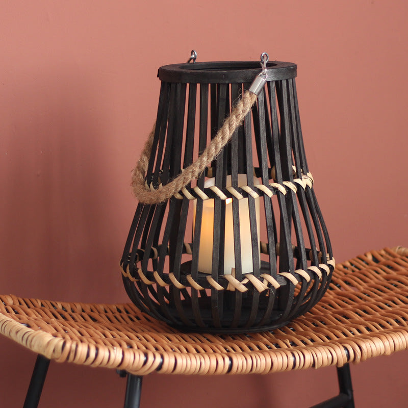 Stylish lantern with hemp handle Kalsten