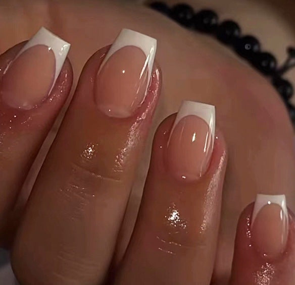 Chic French Tip Nail Enhancements Kalsten