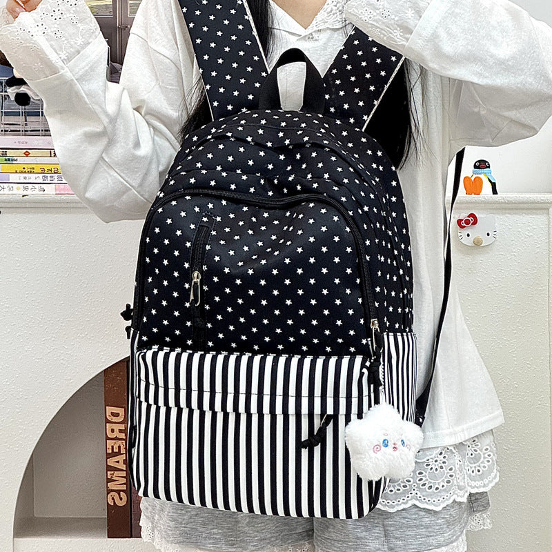 Stylish Star-Printed Large Capacity Backpack Kalsten
