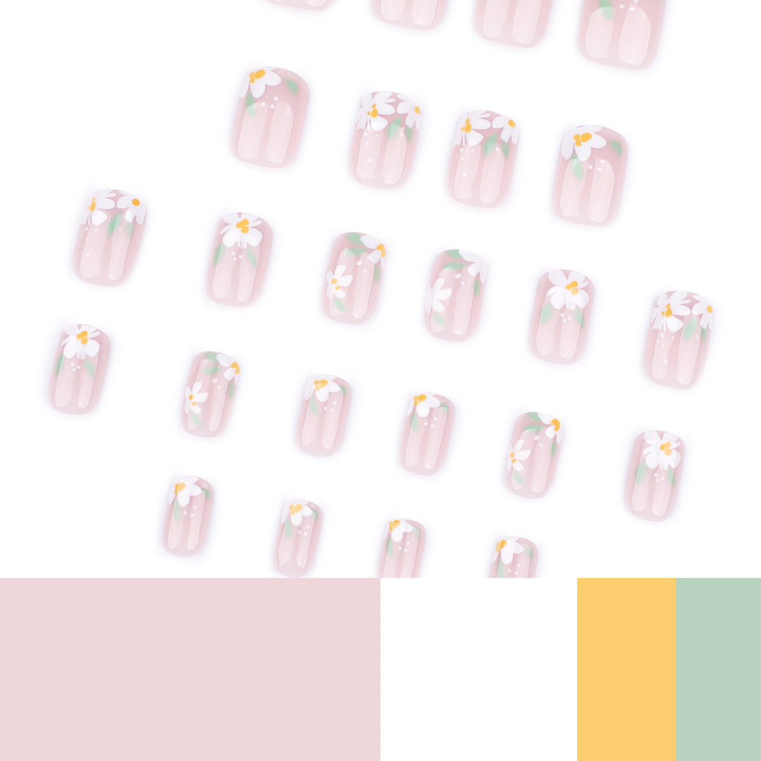 Artful Nail Art in Elegant Blossom Design Kalsten