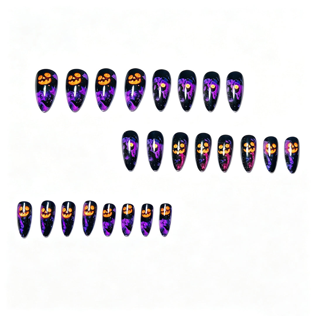 Artistic Halloween-Themed Nail Design Kalsten
