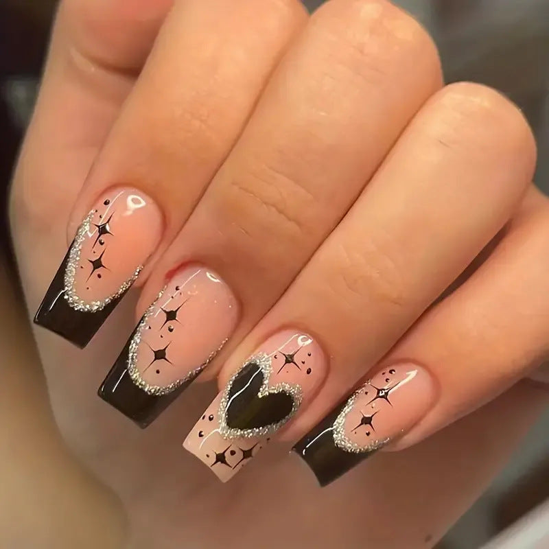 Heart-Design Acrylic Nail Art Set Kalsten