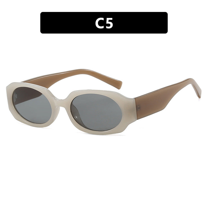Women extravagant sunglasses in stylish retro design Kalsten