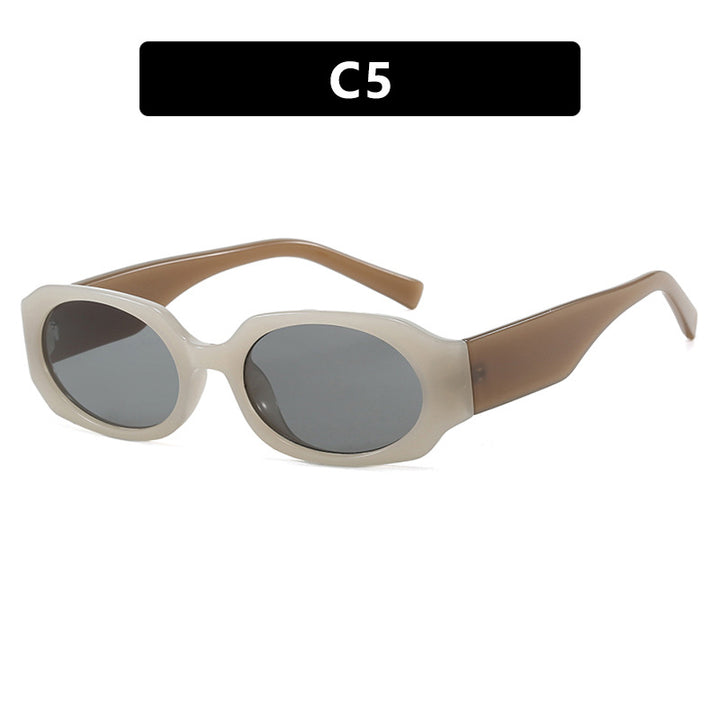 Women extravagant sunglasses in stylish retro design Kalsten