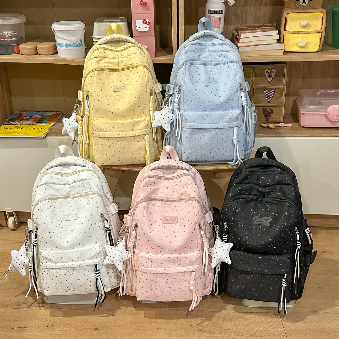 Star-Print Casual Backpack Kalsten